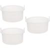 Beaupretty 3pcs Silicone Wax Heater Bowl Heat-resistant Wax Melting Bowl for Candle Making for Melts Scents view 1