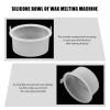 Beaupretty 3pcs Silicone Wax Heater Bowl Heat-resistant Wax Melting Bowl for Candle Making for Melts Scents view 4
