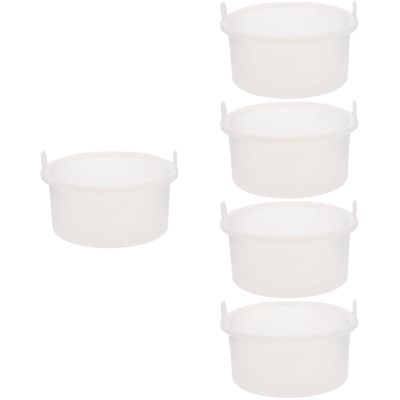 Beaupretty 5pcs Silicone Wax-bean Melting Bowl Heat-resistant Wax Melt Pot Home Use Waxing Bowl Hair Removal Tool
