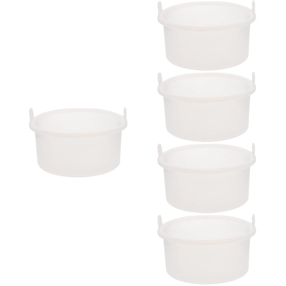 Beaupretty 5pcs Silicone Wax-bean Melting Bowl Heat-resistant Wax Melt Pot Home Use Waxing Bowl Hair Removal Tool