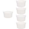 Beaupretty 5pcs Silicone Wax-bean Melting Bowl Heat-resistant Wax Melt Pot Home Use Waxing Bowl Hair Removal Tool view 1