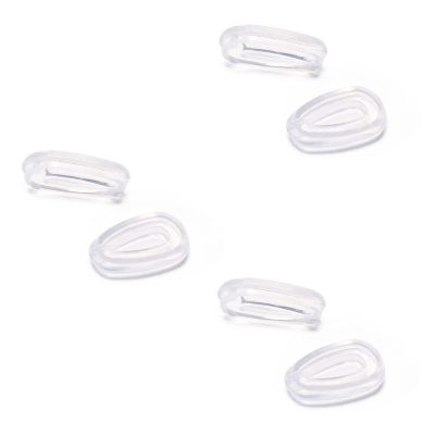 PapaViva Replacement Nose Pads Nose Pieces for Oakley Given OO4068-3 Pairs Packed-Clear