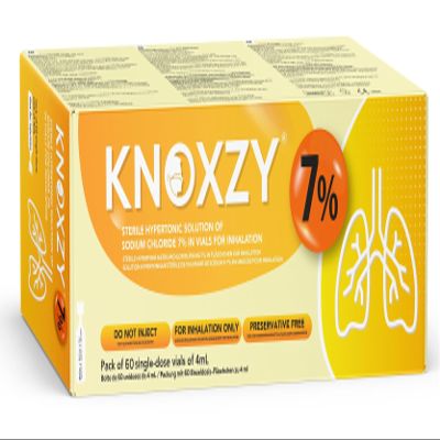 KNOXZY Sterile Hypertonic Saline Solution 7% - Vials for Inhalation - 60 x 4ml Single - Dose Vials
