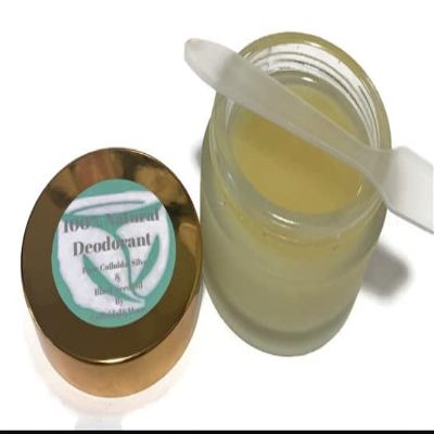 Colloidal&More 100% Natural Deodorant ~ Colloidal Silver ~ Black Seed Oil ~ Methylsulfonylmethane