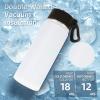 Volhoply 530ml 18oz Insulated Water Bottle Bulk 4 Pack, Kids Stainless Steel Water Bottles with Straw Lid, Reusable Metal Wide Mouth Sports Flask Keep Hot and Cold (Mix,4 Pack) view 3