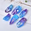 100% Natural Crystal Electroplate Stone Quartz Mineral Specimen Collection Home Decor Fish Tank Decoration,Electroplate Stone,25-30g (1pcs) view 2