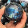 100% Natural Labradorite Crystal Ball Labradorite Stone Glossy Crystal Ball Decoration 1Pcs,Labradorite Crystal,1pcs (600-700g) view 2