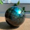 100% Natural Labradorite Crystal Ball Labradorite Stone Glossy Crystal Ball Decoration 1Pcs,Labradorite Crystal,1pcs (600-700g) view 3