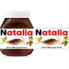 Personalised Customised Sticker Wrapper Jar Bottle Label for Chocolate Spread Bottle Gift Present (For 350g Bottle) view 2