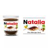 Personalised Customised Sticker Wrapper Jar Label for Chocolate Spread Bottle Gift Present (For 200g Bottle) view 1