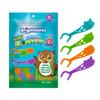 180 Piece Kids Mixed Berry Flavored Dental Flossers with Plant-Based Handles, Colorful Animals add Fun to Support Healthy Habits, Easy-Grip Handle and Fluoride-Coated Floss, 60 Count (Pack of 3) view 1