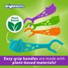 180 Piece Kids Mixed Berry Flavored Dental Flossers with Plant-Based Handles, Colorful Animals add Fun to Support Healthy Habits, Easy-Grip Handle and Fluoride-Coated Floss, 60 Count (Pack of 3) view 4