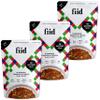 Fiid 100% Natural Vegan Microwave Ready Meals - Italian Sundried Tomato & Lentil Ragu - 3 x 275g (Vegetarian Food Pouch, High in Fibre & Protein, Low in Sugar, Fat Free) view 1