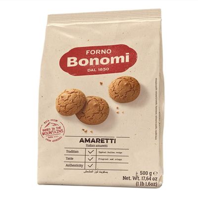 Forno Bonomi Amaretti Biscuits 500g Almond flavor - Artisan Italian biscuit