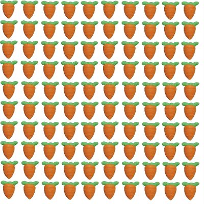 Sugar Carrots Hand Piped x90