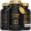 Oxford Origins Vitamin D3 K2 Capsules | Made in The UK | 4000 iu Vitamin D3 & 100mcg K2 MK7 | Boosted with Coconut MCTs for Absorption | 4 Month Supply - 120 Capsules view 1