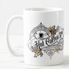 Vixar Hot Coffee Premium Roast Served Fresh Coloured Mug Cup Gift Birthday Work Office Christmas Tea Coffee (White) view 2