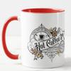 Vixar Hot Coffee Premium Roast Served Fresh Coloured Mug Cup Gift Birthday Work Office Christmas Tea Coffee (Red) view 4