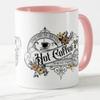 Vixar Hot Coffee Premium Roast Served Fresh Coloured Mug Cup Gift Birthday Work Office Christmas Tea Coffee (Pink) view 3