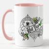 Vixar Hot Tea Premium Blend Served Fresh Coloured Mug Cup Gift Birthday Work Office Christmas Tea Coffee (Pink) view 1