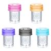 Medo 5 Pcs Contact Lens Cases - Portable Manual Rotary Contact Lens Cleaner & Care Box for Home, School, Travel view 1
