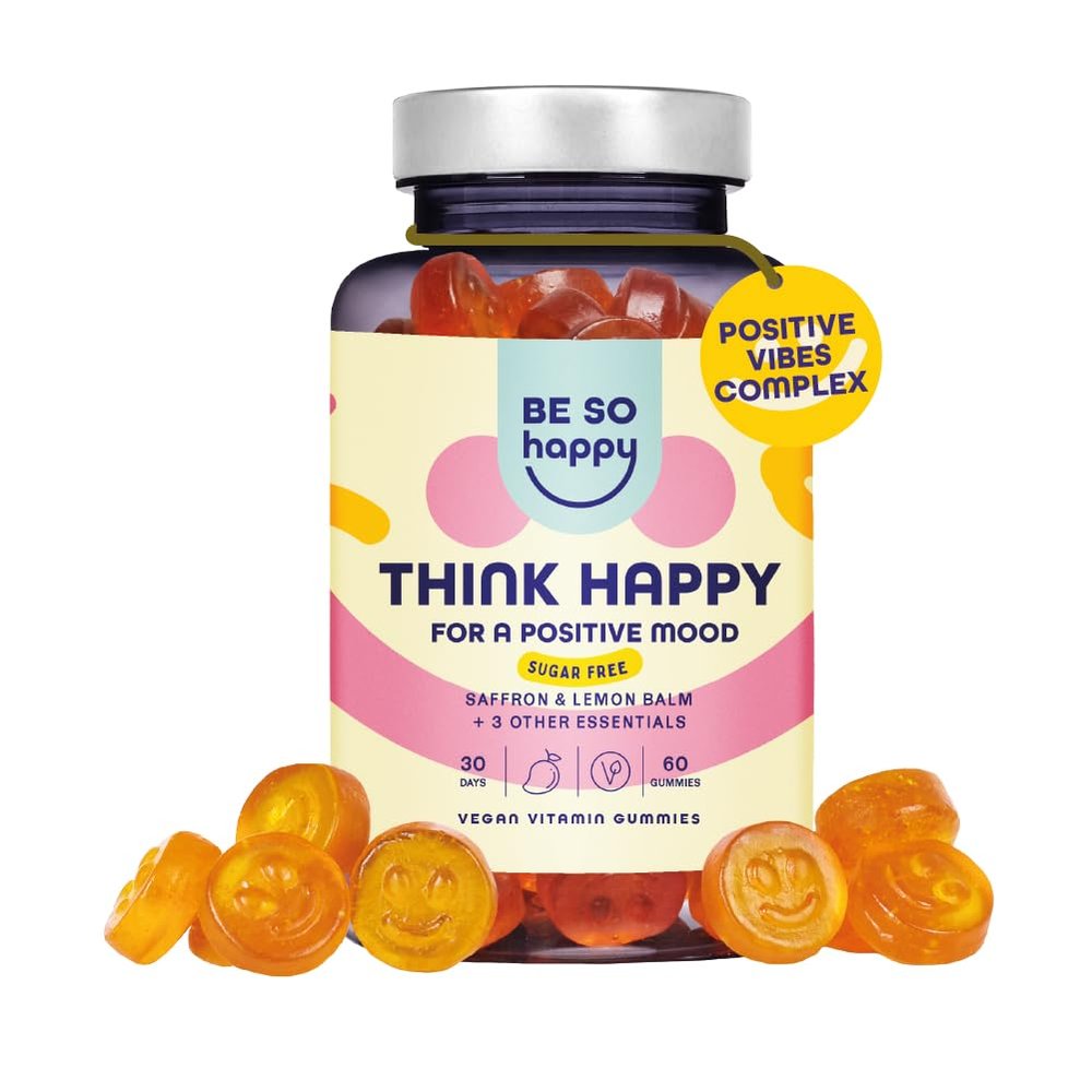 Gummies for Stress | with Saffron, Lemon Balm, Chamomile and Vitamin B6 | for a Positive Mood and Tranquility | 60 Gummies | Vegan, Gluten and Lactose Free
