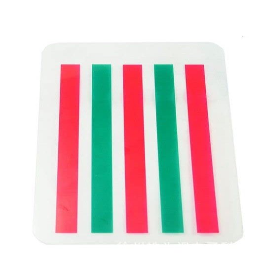 3Pcs Red Green Vision Myopia Strabismus Amblyopia Training Reading Aids Disinhibit (Color : With frame)