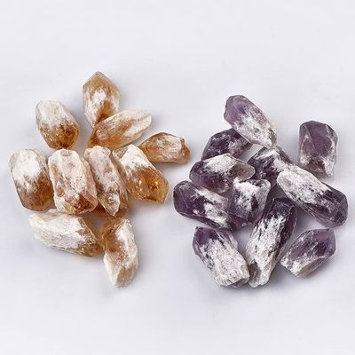 100g Amethyst Citrine Combo Bulk Crystal Points Chunks Crystals Landscaping Feng Shui Fish Tank Decor,Amethyst Citrine,100g
