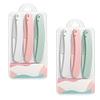6PCS Fold Eyebrow Razors Microblading Blades Face Shavers for Women Dermaplaning Blades Trimmer Facial Razors for Women Peach Fuzz Dermaplaning Blades Tool Kit Eyebrow Shapers for Women and Men view 1