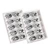 TCCOC Optometry Lens Frame,Trial Frame Super Durable,Fixed interpupillary distance test frame Adjustable temples 52-70mm(Color:Grau,Size:PD62) view 2