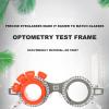 TCCOC Optometry Lens Frame,Trial Frame Super Durable,Fixed interpupillary distance test frame Adjustable temples 52-70mm(Color:Grau,Size:PD62) view 4
