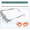 52/54/56/58/60/62/64/66/68/70mm PD Optical Optometry Trial Frame Trial Lens Frame Eyeglasses Optician Equipment 10 pieces(Color:Grau,Size:PD56) view 4