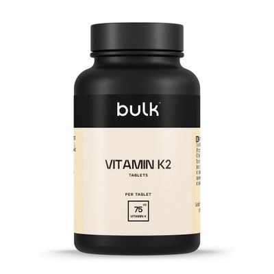 Bulk Vitamin K2 Tablets, 75ug, 90 tablets, 90 Servings, Packaging May Vary