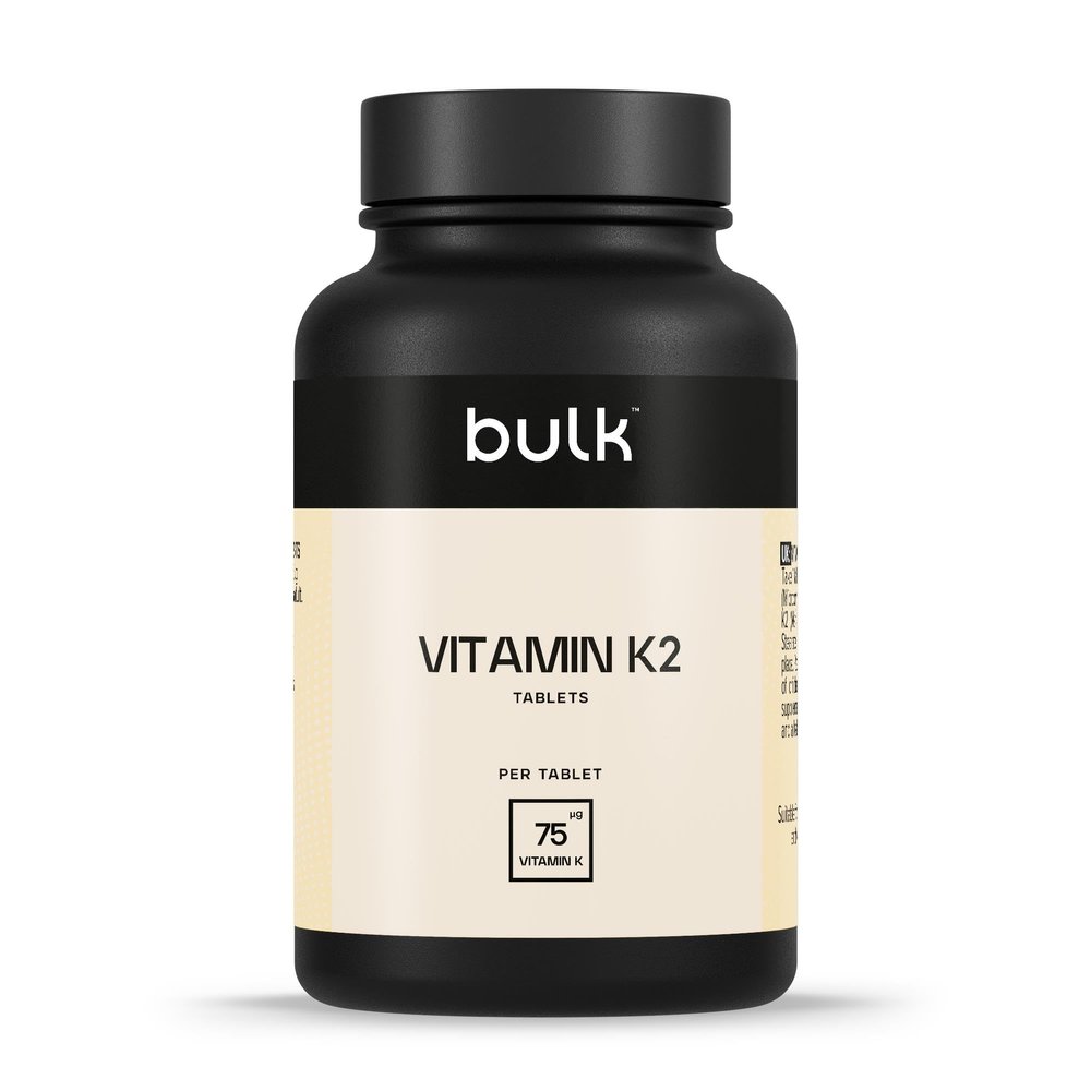 Bulk Vitamin K2 Tablets, 75ug, 90 tablets, 90 Servings, Packaging May Vary