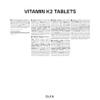 Bulk Vitamin K2 Tablets, 75ug, 90 tablets, 90 Servings, Packaging May Vary view 3