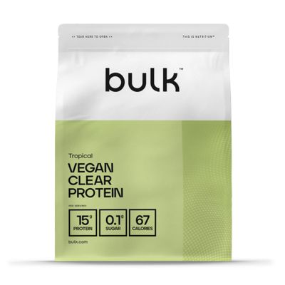 Bulk Clear Vegan Protein, Plant Based Protein Powder Shake, Tropical, 300 g, Packaging May Vary