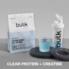 Bulk Clear Whey All in One, Protein Powder Shake With Creatine, Glutamine, BCAA, Carbohydrates, Blue Raspberry, 500 g, 10 Servings, Packaging May Vary view 3