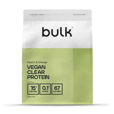 Bulk Clear Vegan Protein, Plant Based Protein Powder Shake, Peach & Orange, 300 g, Packaging May Vary