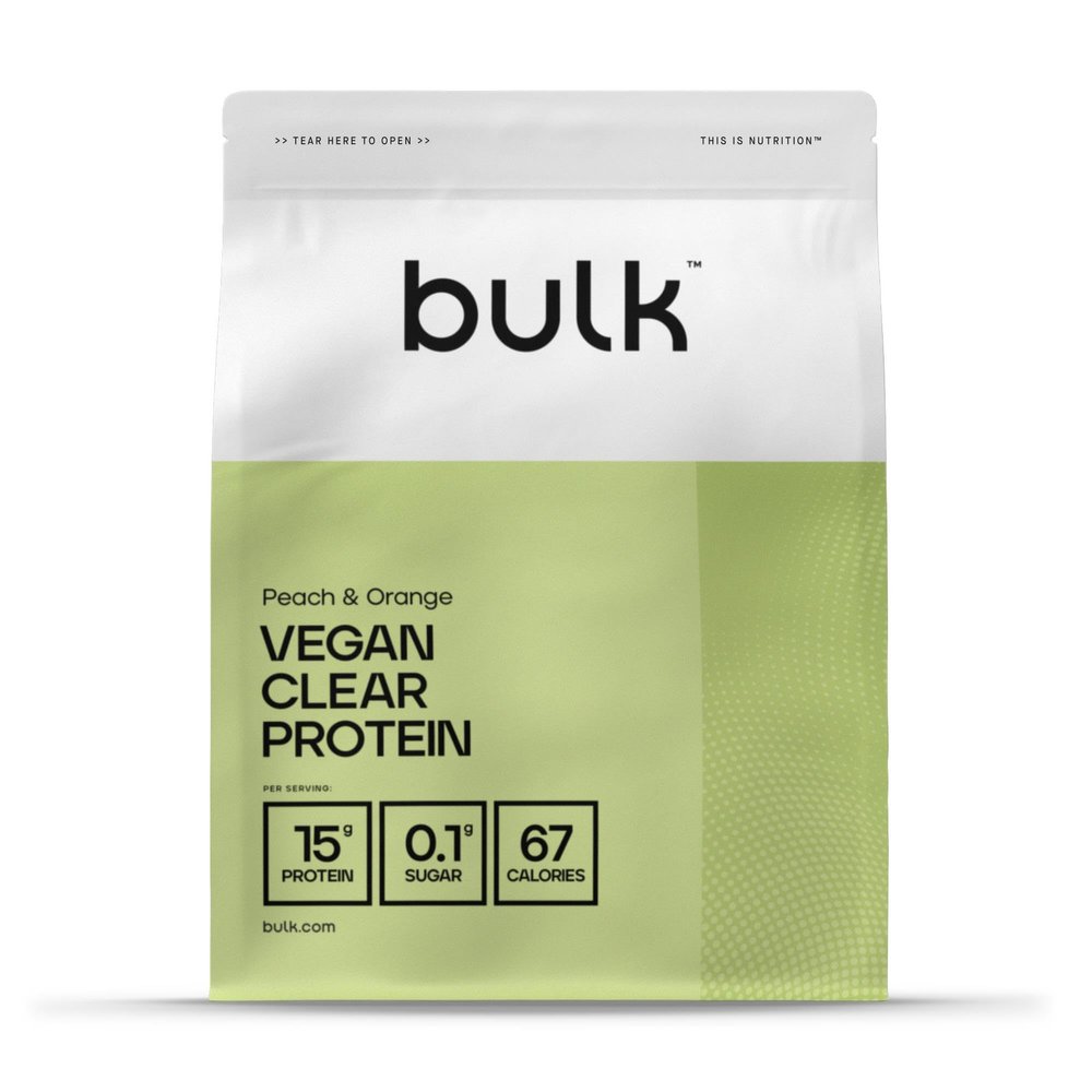 Bulk Clear Vegan Protein, Plant Based Protein Powder Shake, Peach & Orange, 300 g, Packaging May Vary