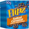 Flipz Salted Caramel Flavour Coated Pretzel Snacks, Sweet and Salty Bites, 90 g (Pack of 6) view 1