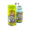 4 x Blue Brain Licker 60ml - Sour Candy Roller Drink - Blue Raspberry Flavour sour rolling candy - TikTok Brain Lickers view 2