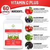 InfiniVit Natural Vitamin C Capsules, Sourced from Acerola Cherry, Food Form Vitamin C for Enhanced Absorption and Bioavailability view 4