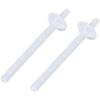 60Pcs Nose Wax Stick Applicator Spatulas Plastic Nose Waxing Strips Nose Clean Eyebrows Nose Hair Removal view 1