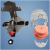 Dental Simulation Simple Head Mold - Dental Mannequin Simple Practice Removable Stomatology Teaching Tooth Preparation Orthodontic Restoration Headform view 2