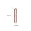 10 Pcs Nasal Inhaler Tubes for Essential Oils Empty Aluminum Refillable Portable Nasal Inhaler Tubes & Cotton Wicks (Gold) view 2