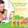 Baby Likes Halal Organic Food Pouches - Stage 2 Mixed Combo Pack Carrot Lamb Stew 6 Pouches x 130g, Butternut Squash, Rice and Lamb 6 x 130g Suitable for 7+ Months view 3