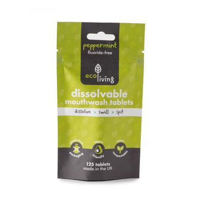Toothpaste Tablets 125 Tablet Pouch Fluoride-Free