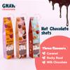 Gnaw Choc Shot Hot Chocolate Gift Set, Luxurious & Rich Hot Chocolate Gifts For Any Occasion,3 Classic & Moreish Flavours Included In All Hot Chocolate Sets, Milk Hot Choc, Caramel & Fudgy Rocky Road view 3