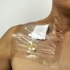 PICC Line Bandage Protector Shield for Shower - Transparent Film PD Wound Dressing Barrier, Waterproof, 7Pcs (9x9) view 1