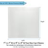 PICC Line Bandage Protector Shield for Shower - Transparent Film PD Wound Dressing Barrier, Waterproof, 7Pcs (9x9) view 2